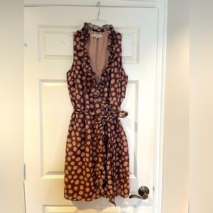 Ann Taylor Loft Sleeveless Wrap Dress